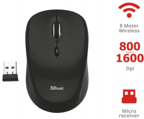  Trust Rona Wireless Mouse Black (22926) 3