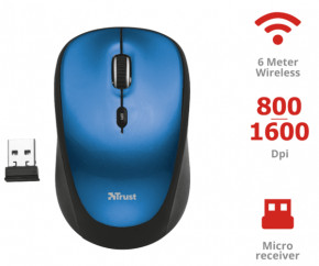  Trust Rona Wireless Mouse Blue (22927) 4