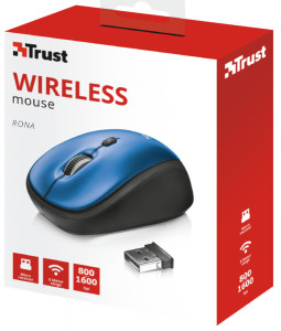  Trust Rona Wireless Mouse Blue (22927) 6