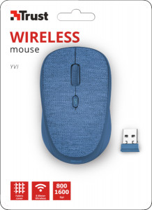  Trust YVI fabric wireless mouse Blue (22629) 6