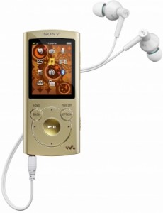 3  Sony Walkman NWZ-S763 4Gb Gold