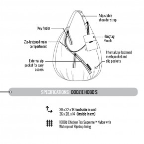  Crumpler Doozie Hobo S red (DZH-S-005) 8