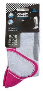  Oxelo Socks Fit Pink (35-38, ) 9