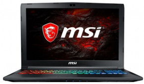  MSI GP62M 7RDX (GP62M7RDX-2404XUA) Black