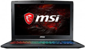  MSI GP62M 7REX (GP62M7REX-2400XUA) Black