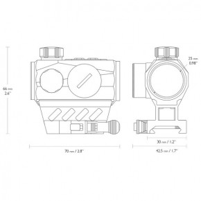   Hawke Spot-On 1x25 Weaver (925690) 4