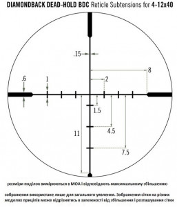   Vortex Diamondback 4-12x40 (BDC) 8