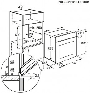   Electrolux EOA5751AOZ 3