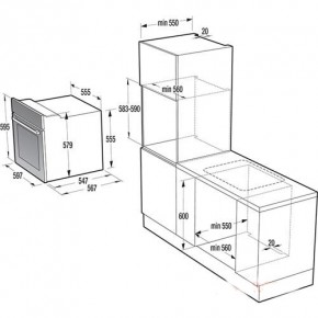    Gorenje BO647A20BG (EVP351-422I )  3