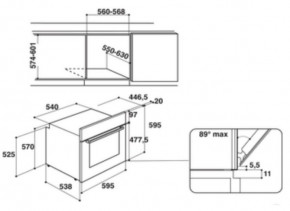    Hotpoint-Ariston FA 2841 CIX/HA 3