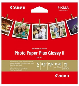  Canon 5x5 Photo Paper Glossy PP-201, 20. (2311B060)