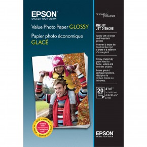  Epson A4 Value Glossy Photo Paper 20 .