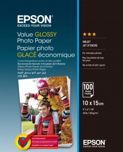  Epson 100 x 150 Value Glossy Photo Paper 100 .