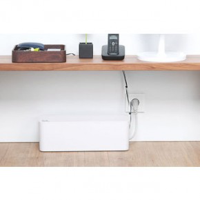    Bluelounge CableBox Cable Management Box White (CB-01-WH) 3