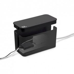    Bluelounge CableBox Mini Cable Management Box Black (CBM-BL)