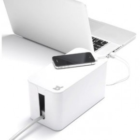    Bluelounge CableBox Mini Cable Management Box White (CBM-WH) 5