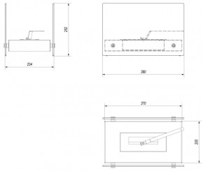 Biokamin Short Hotel Mini Czarny TUV 5