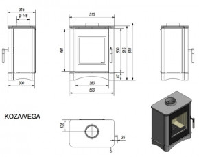   Kratki Koza VEGA 150 4