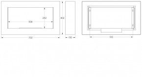  Uniflam 70x40 BOX inox 3