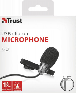  Trust Lava USB clip-on microphone 6