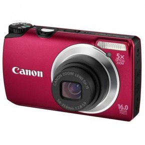  Canon PowerShot A3300 IS Red