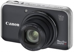  Canon PowerShot SX210 Black