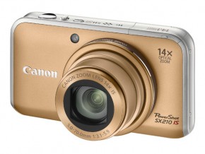  Canon PowerShot SX210 Gold