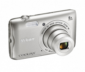  Nikon  Coolpix A300 Silver 4