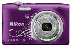  Nikon Coolpix A100 Purple Lineart