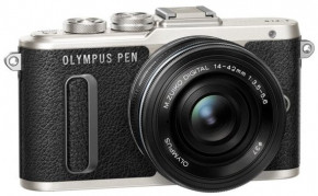  Olympus E-PL8 DZK 14-42 mm Pancake + 40-150 mm black/black 3