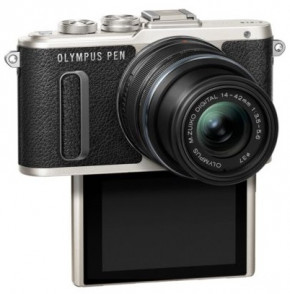  Olympus E-PL8 DZK 14-42 mm Pancake + 40-150 mm black/black 6