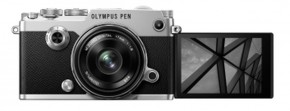  Olympus PEN-F 17mm Kit Silver/Black 3