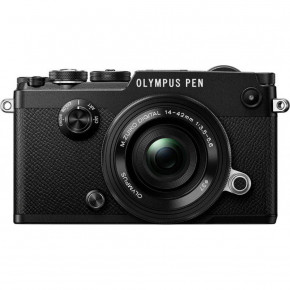   Olympus PEN-F Pancake Zoom 14-42 Kit Black/Black