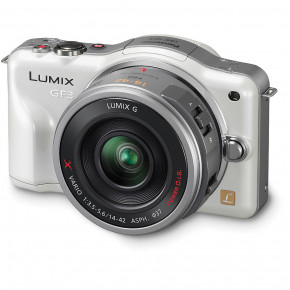  Panasonic Lumix DMC-GF3K 14-42mm Kit White 