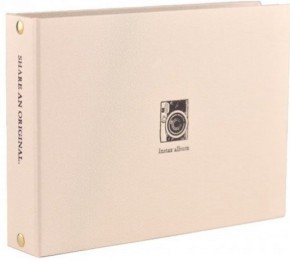  Fuji Instax Two Ring Album Gold