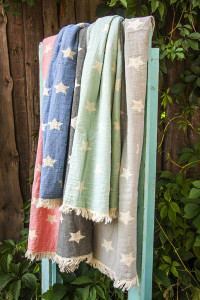 - Barine Stars Throw mint  130*170