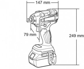    Makita DTW281RFE 3