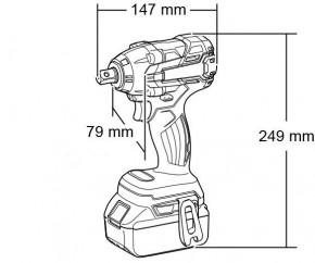    Makita DTW281Z 3