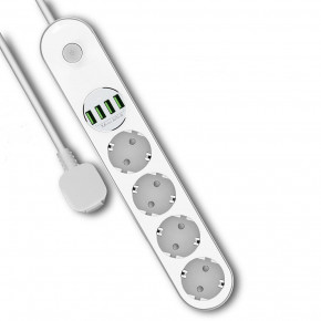    ColorWay 4 /4USB White 2m (CCW-CHE44W)