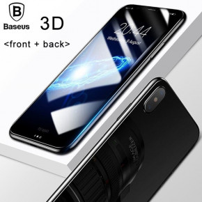   Baseus Tempered Glass Set Front and Back for iPhone X Transparent (SGAPIPH8-TZ02) 3