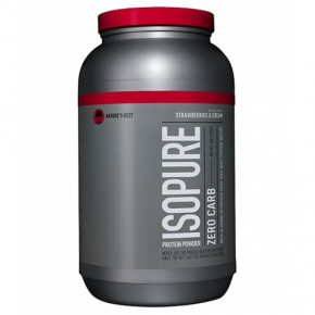  Natures Best Isopure Zero Carb 3400 Cookies Cream