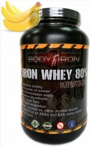  BodyIron Nutrition Iron Whey Builder 80% 900 Banana