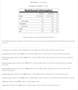  Myprotein Micellar Casein 1000 Chocolate 3