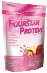  Scitec Nutrition Fourstar Protein T500g strawb white chocolate