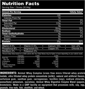  Ultimate Nutrition Animal Whey 127 strawberry 3