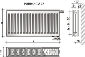   Purmo V 500222600 10