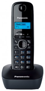  Panasonic KX-TG1611UAH Black Grey 3