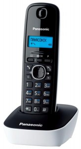  Panasonic KX-TG1611UAW Black White