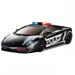    Auldey 1:16 Lamborghini Gallardo Police LP560-4 Black (LC258840B)