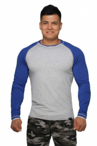  Long Sleeve Berserk Grey/Blue LS1211LGB L